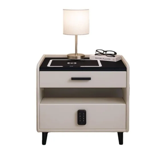 Smart Modern Side Table with Digital Lock